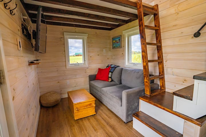 Red House - Tiny House Oceanfront Resort - Cape Breton Island