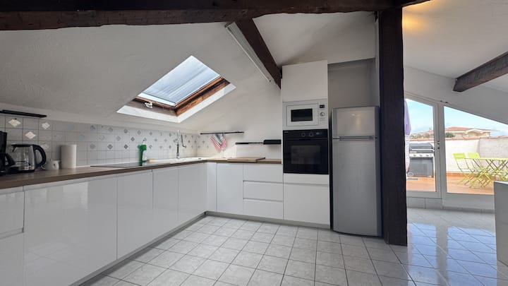Duplex Toit-terrasse Jardin 200m Mer - Antibes