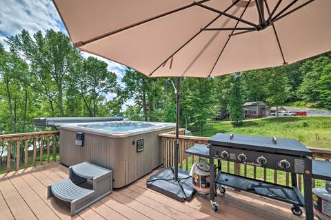 Lakefront 'Rest-Ashored' Home w/ Private Dock!