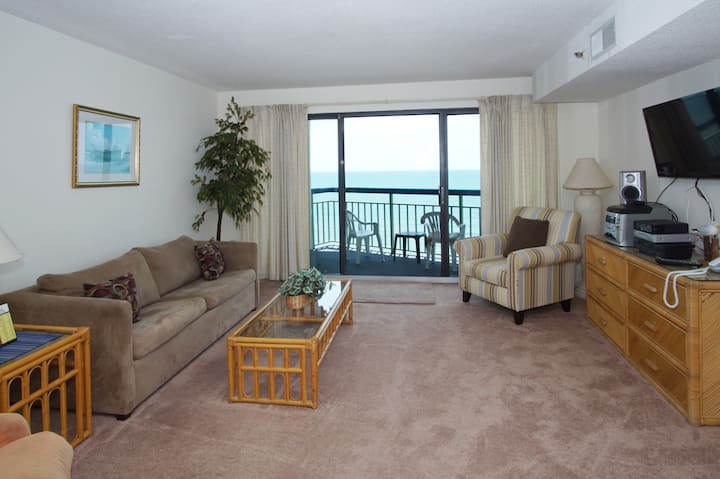 Charming 1 Bdrm Oceanfront Condo W/pool & Sundeck - Cherry Grove Beach, SC