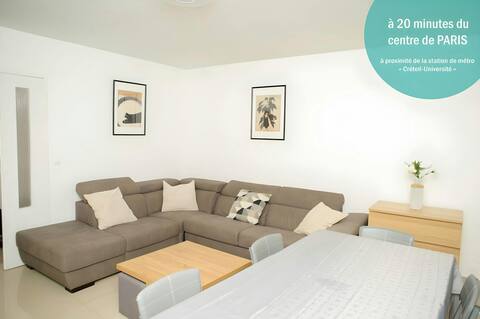 Close Paris-Queen size beds-New amenities-Netflix