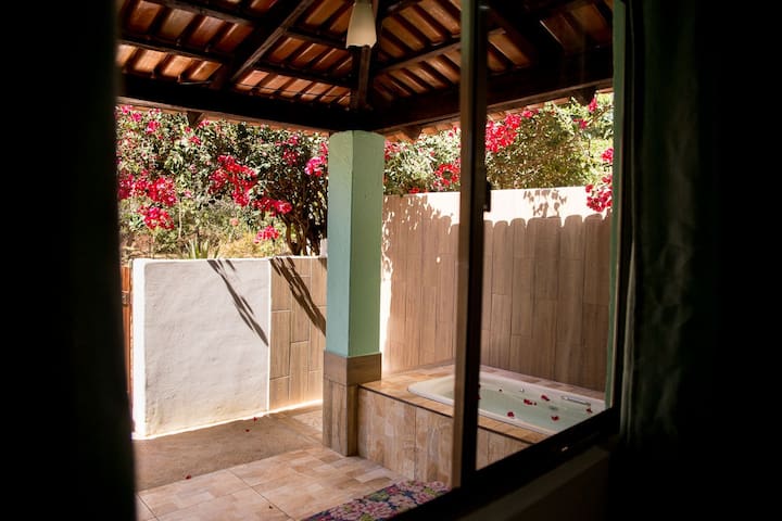 Entire home with 1 bedrooms in Pirenópolis - Adália - Shambala Piri