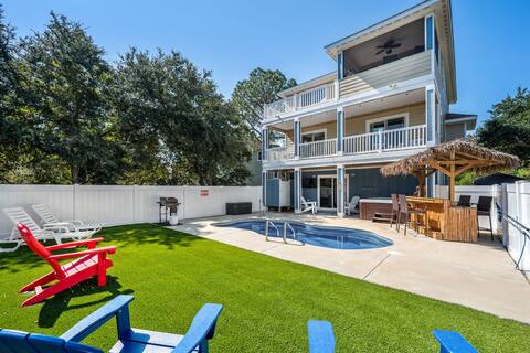 Oceanside,Pool,Spa,GameRm,7MinWalk2Beach&Sound New