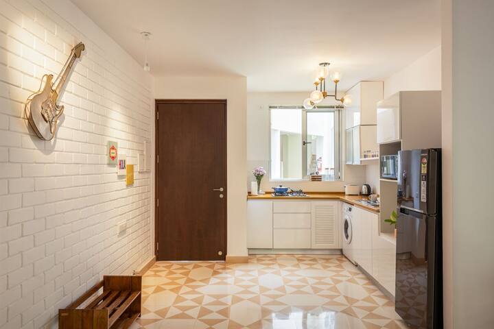 Fully equipped kitchen