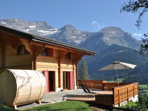 Chalet Edelweiss stunning views of the glacier
