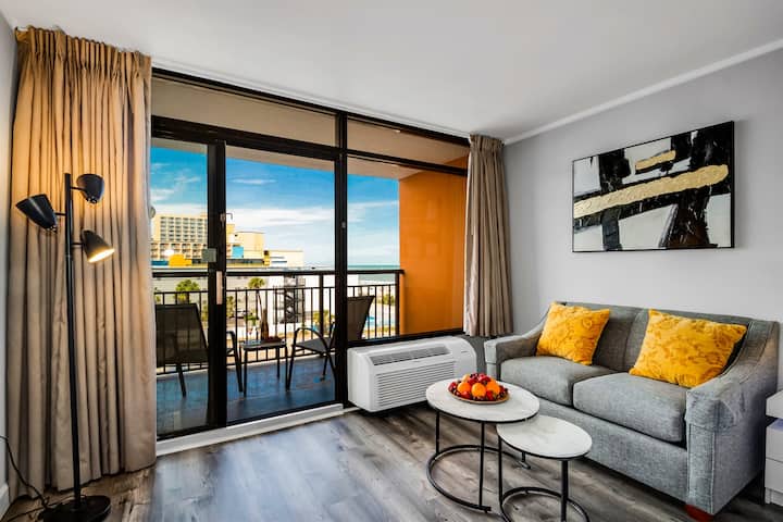 Ideal Oceanview Studio Getaway! Amenities Galore - Myrtle Beach