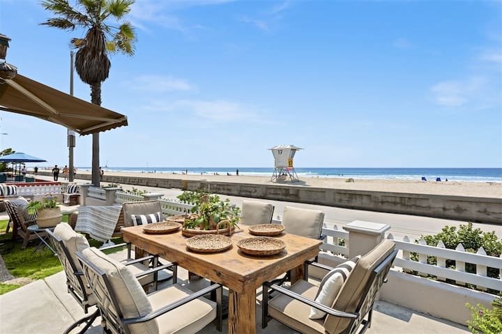 55’ Ocean Front * Exclusive Ground Level Patio