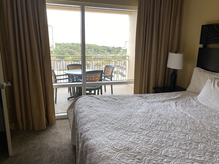 Wake up, soak up the sun, and breathe in the fresh beach air on your large private balcony!