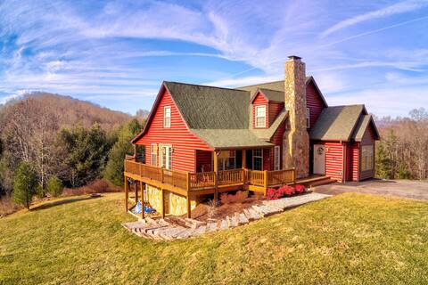 1/2 Mi to River: Spacious Blue Ridge Gem w/ Views!