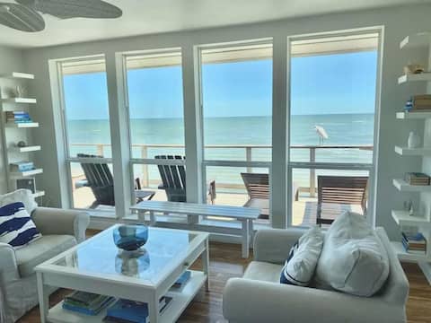 Perched on the Beach - Beach Front Home