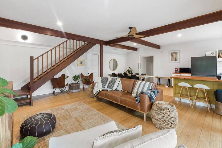 *Tallows Oasis -2-bed, 1min to beach, dogs welcome