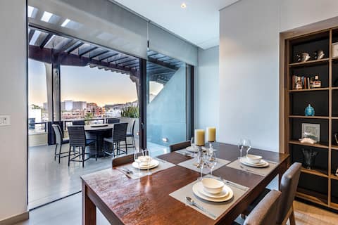 Popular Airbnb listing: Private Terrace in Cabo Marina in Los Cabos