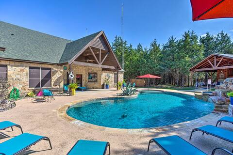 14-Acre Terrell Ranch Escape w/ Pool & Fire Pit!