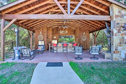 14-Acre Terrell Ranch Escape w/ Pool & Fire Pit!