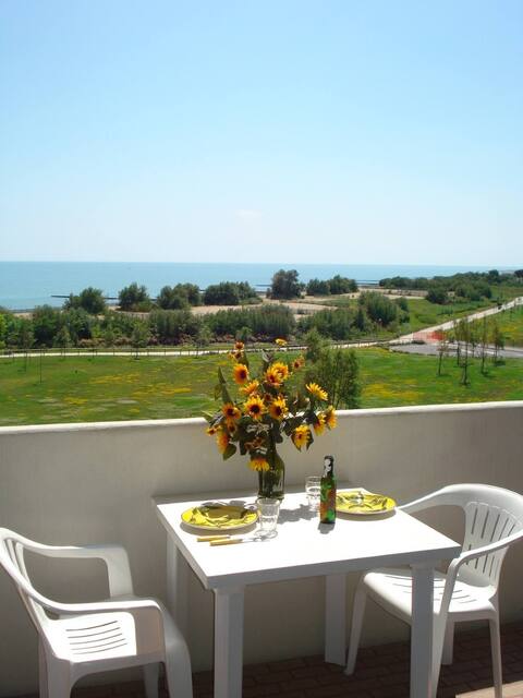 Welcoming flat with large balcony