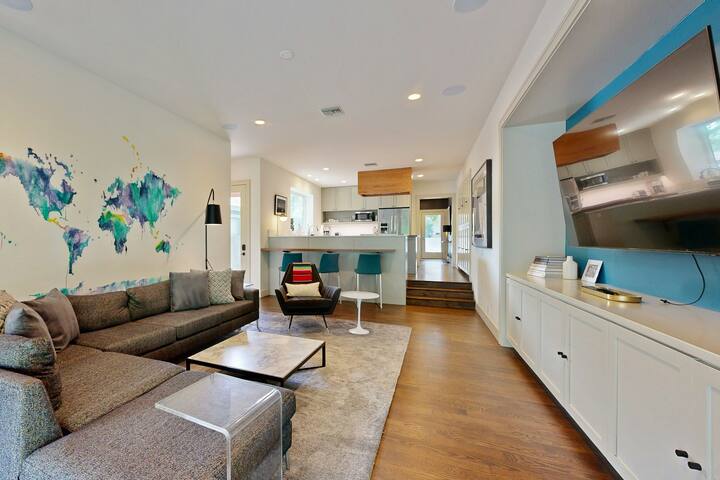 Modern 3BR | Patio | Firepit | W/D gallery image 5