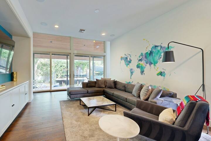 Modern 3BR | Patio | Firepit | W/D gallery image 3