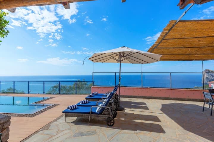 Villa Fenice - Private Villa With Sea Views - Massa Lubrense