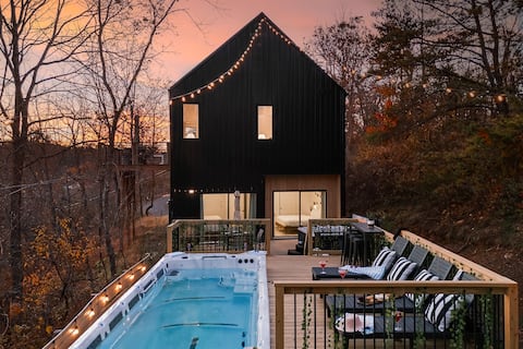 Heated Pool • Hot Tub • Plunge • Asheville Retreat
