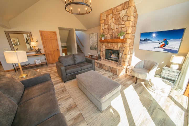 ผ่อนคลายที่นี่หลังจากเล่นสกีมาทั้งวัน!