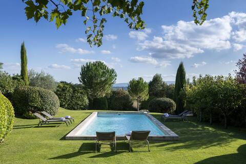 The bastide  villa with private garden and pool
