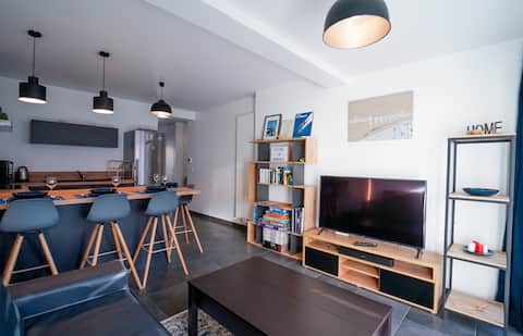 Apartment for 4 people with tennis condominium