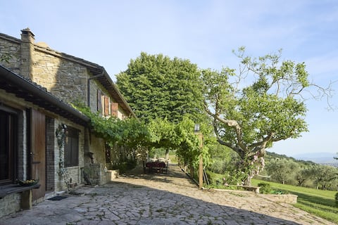 La Sentinella Assisi. Historic farmhouse and swimming pool