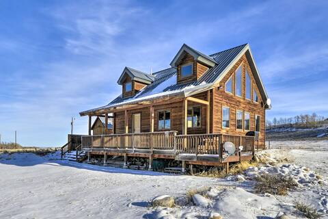 'Off The Beaten Path' Cabin w/ Mtn Views & Hot Tub