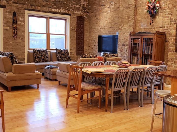 Magic Factory Loft 3east 4 Bd/4 Ba Families Groups - 에번스턴