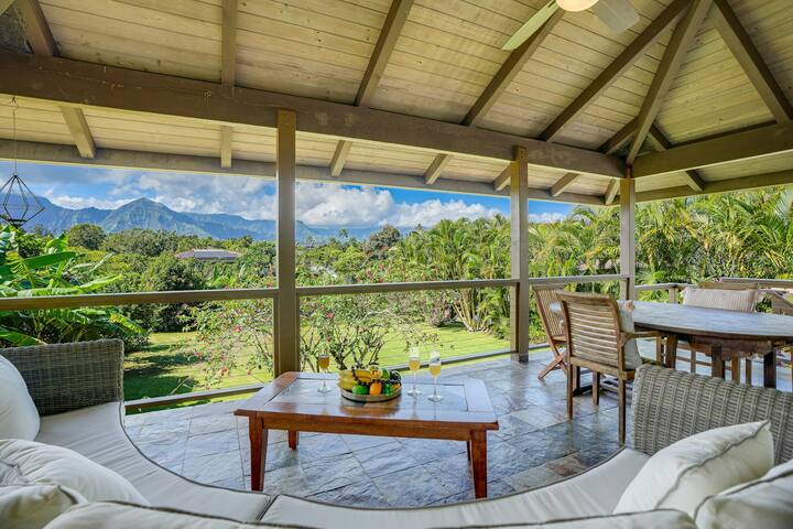 4BR Mountain & waterfall-view house