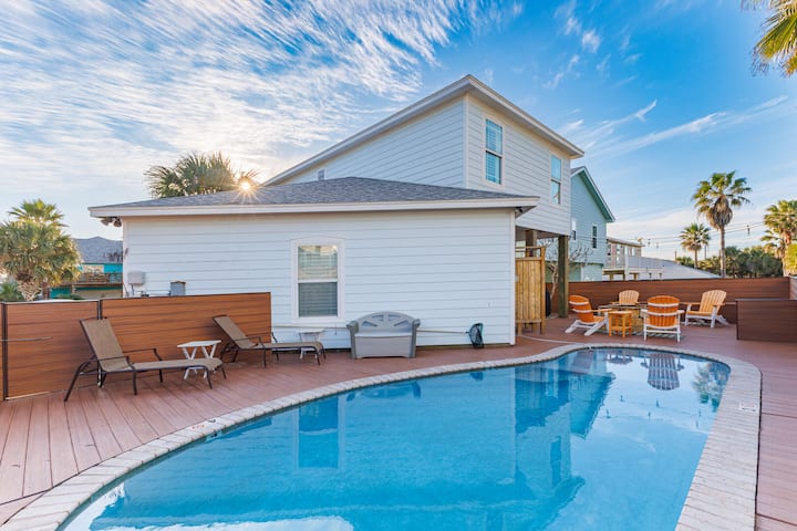 Sk647 Private Pool, Near Beach, Golf Cart Included - Port Aransas, TX