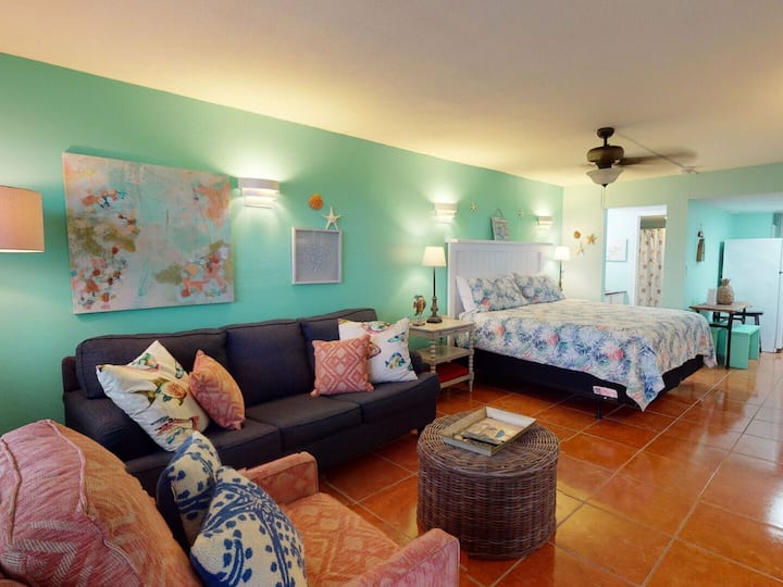 Sb112; 1h Efficiency, 1 Sofá Cama Queen 1, Cocina Completa, 1 Cuadra De La Playa - Port Aransas, TX