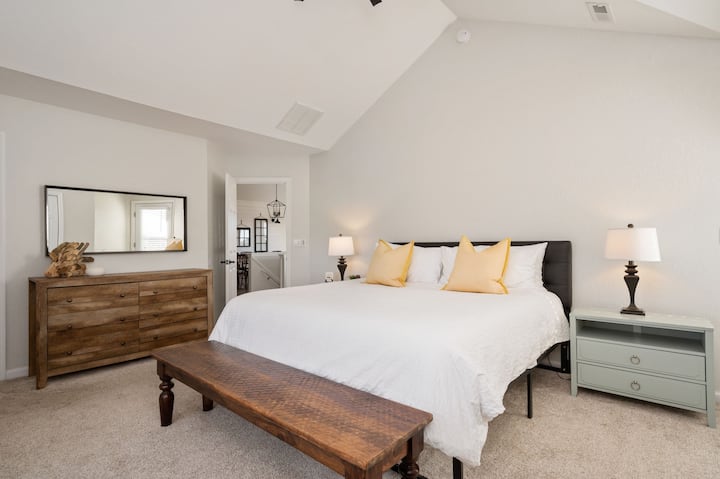 The upper level offers a large King Bedroom with a closet. (3rd Level)