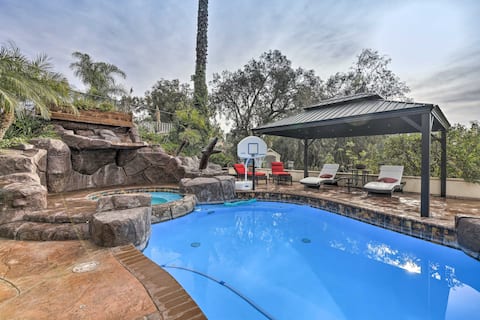 Chic Whittier Oasis: Private Pool, Hot Tub & Grill