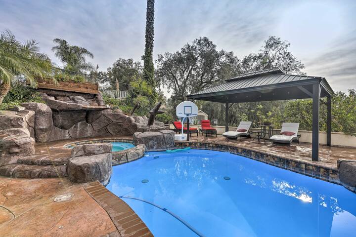 Chic Whittier Oasis: Private Pool, Hot Tub & Grill
