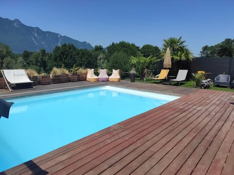 Amazing villa heated pool spa sauna