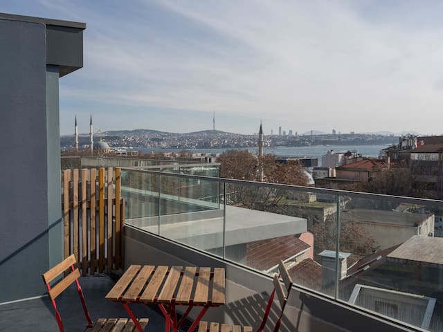 Penthouse Duplex 3BR/2.5Bath Bosphorus Views! #70