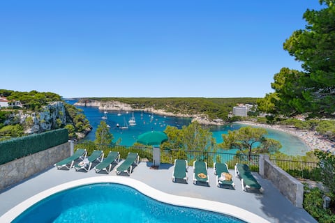 Cliff Villa - Ocean View in Cala Galdana