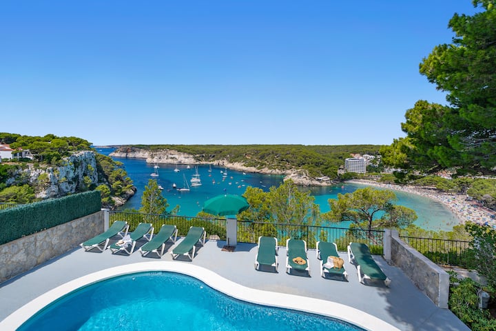 Cliff Villa - Ocean View in Cala Galdana
