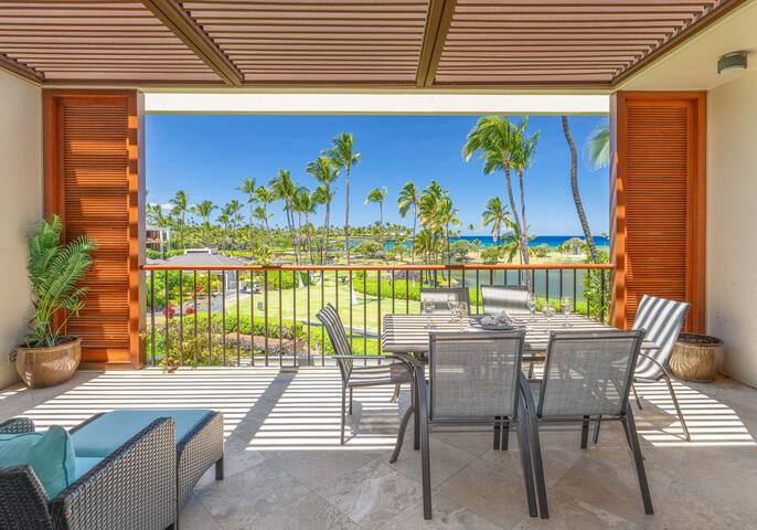 Oceanfront Mauna Lani 2 bdrm Condo, Steps to Beach gallery image 3