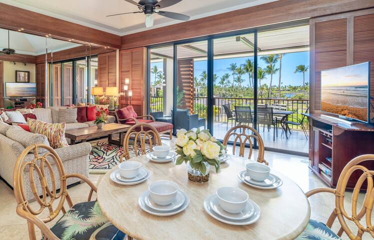 Oceanfront Mauna Lani 2 bdrm Condo, Steps to Beach gallery image 2