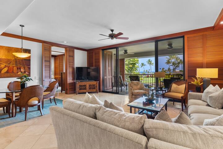 Gorgeous 2 Bdrm Mauna Lani Condo-Steps to Beach!