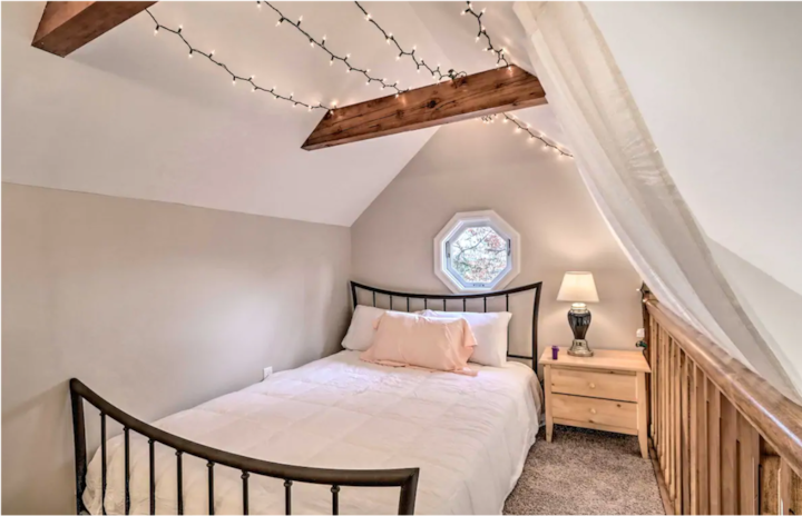 Loft in kids room.