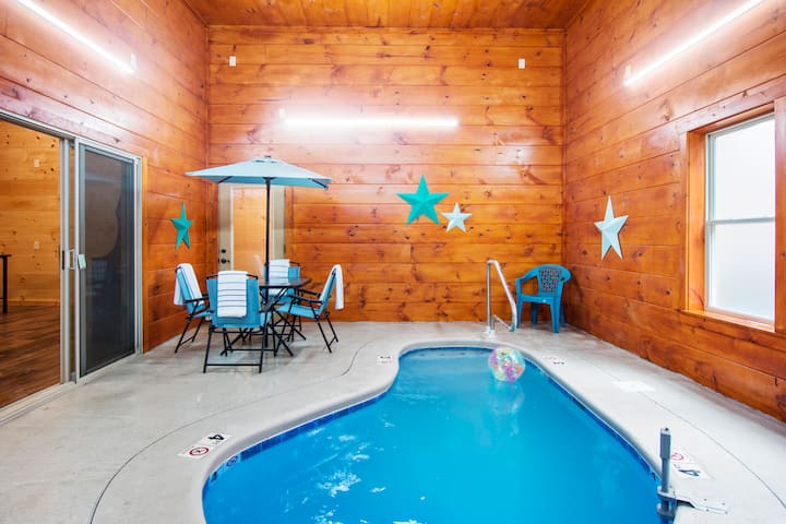  Theater | Indoor & Outdoor Pool Chic Design - Tennessee