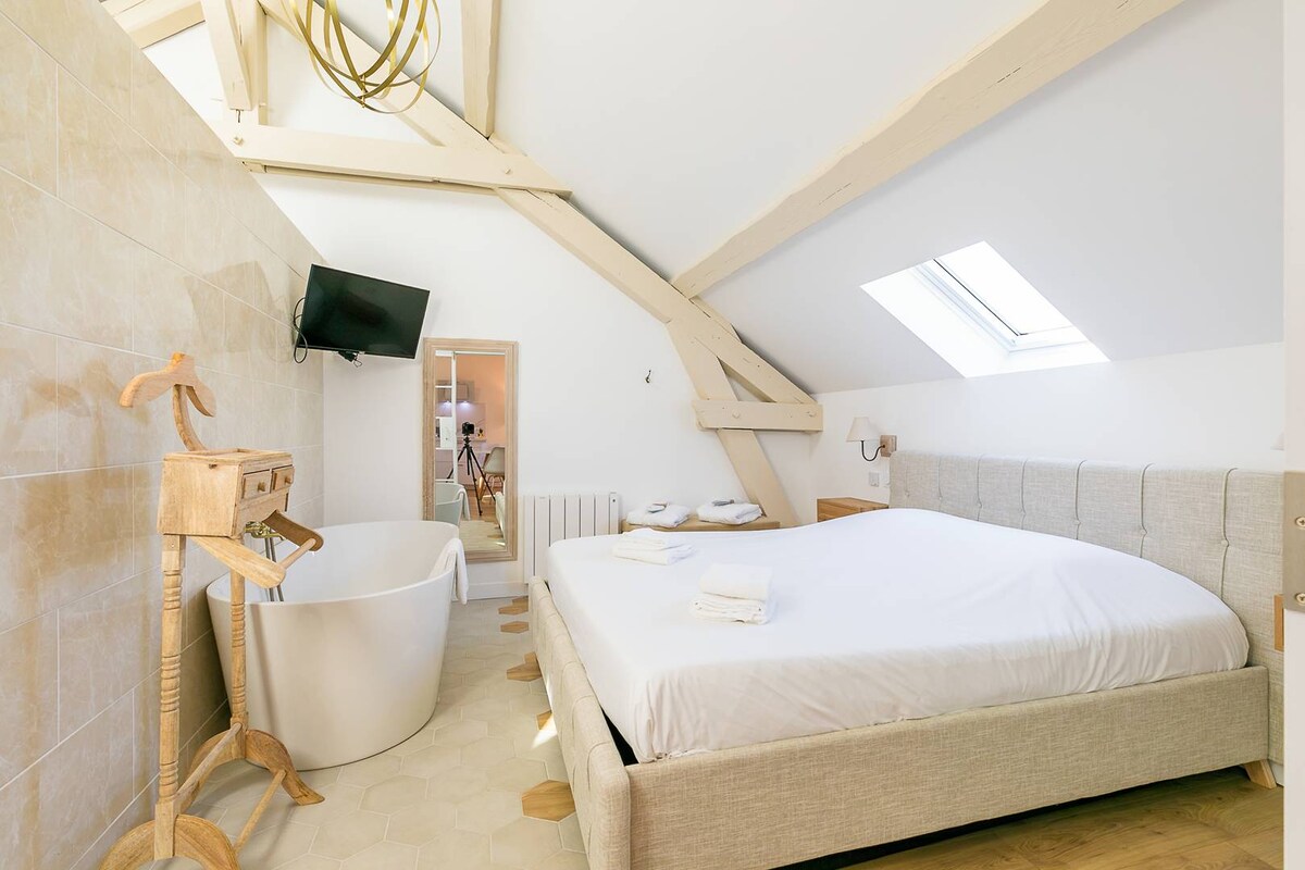 Propriété Airbnb réussie: Le Cosy - charming studio with bathtub - SR Loc à Faubourg Sud