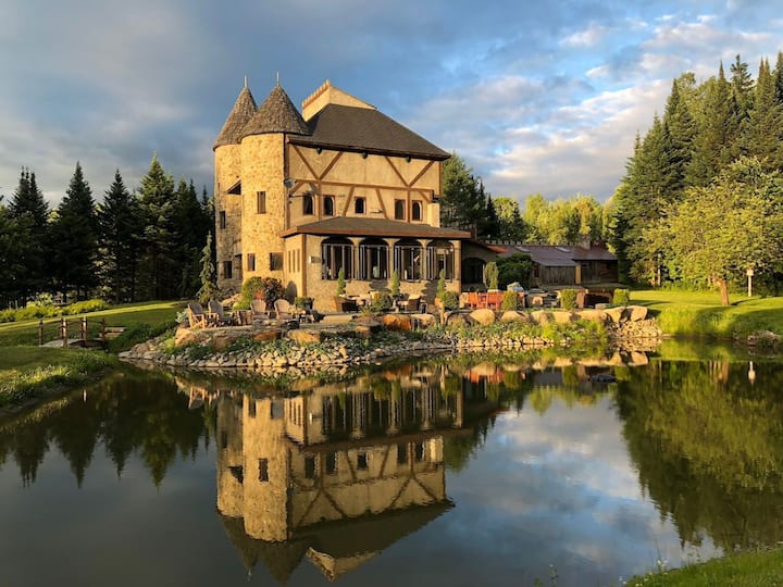 Stunning Castle W Ice Rink Hot Tub And Game Room Castles For Rent