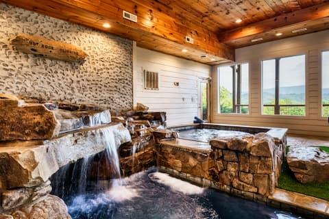 Mtn Lodge • Indoor Pool & Hot Tub + Fire Pit