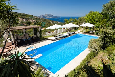 Villa sole di Capri stunning sea view