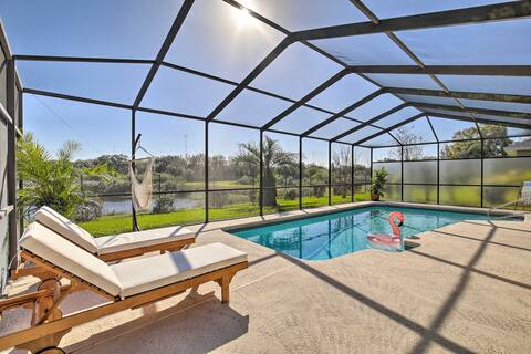 Bright & Sunny Riverview Oasis w/ Pool & Pond