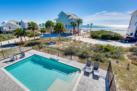 Beachfront Paradise w/ Pool on St. George Island!